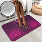 Pink Dashiki and Tapa Pattern Bathroom Set Africa-Polynesia Together Culture