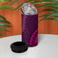 Pink Dashiki and Tapa Pattern 4 in 1 Can Cooler Tumbler Africa-Polynesia Together Culture
