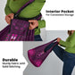 Pink Dashiki and Tapa Pattern Grocery Bag Africa-Polynesia Together Culture