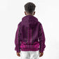 Pink Dashiki and Tapa Pattern Kid Hoodie Africa-Polynesia Together Culture