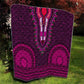 Pink Dashiki and Tapa Pattern Quilt Africa-Polynesia Together Culture