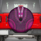 Pink Dashiki and Tapa Pattern Spare Tire Cover Africa-Polynesia Together Culture
