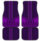 Purple Dashiki and Tapa Pattern Car Mats Africa-Polynesia Together Culture