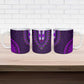 Purple Dashiki and Tapa Pattern Ceramic Mug Africa-Polynesia Together Culture
