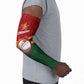 Custom Africa Cricket Zimbabwe Arm Sleeves The Chevrons Cricket Ball Fire