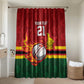 Custom Africa Cricket Zimbabwe Bathroom Set The Chevrons Cricket Ball Fire