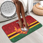 Custom Africa Cricket Zimbabwe Bathroom Set The Chevrons Cricket Ball Fire
