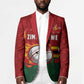 Custom Africa Cricket Zimbabwe Blazer The Chevrons Cricket Ball Fire