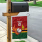 Custom Africa Cricket Zimbabwe Garden Flag The Chevrons Cricket Ball Fire - African Pride
