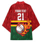 Custom Africa Cricket Zimbabwe Kimono The Chevrons Cricket Ball Fire