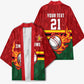 Custom Africa Cricket Zimbabwe Kimono The Chevrons Cricket Ball Fire