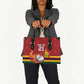 Custom Africa Cricket Zimbabwe Leather Bag The Chevrons Cricket Ball Fire