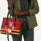 Custom Africa Cricket Zimbabwe Leather Bag The Chevrons Cricket Ball Fire