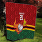 Custom Africa Cricket Zimbabwe Quilt The Chevrons Cricket Ball Fire - African Pride