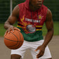 Custom Africa Cricket Zimbabwe Sleeveless Hoodie The Chevrons Cricket Ball Fire - African Pride
