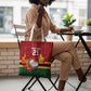 Custom Africa Cricket Zimbabwe Tote Bag The Chevrons Cricket Ball Fire