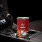 Custom Africa Cricket Zimbabwe Tumbler Cup The Chevrons Cricket Ball Fire - African Pride