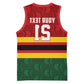 Custom Africa Cricket Zimbabwe Basketball Jersey Zimbabwean Pattern Flag Motif - African Pride