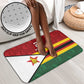 Custom Africa Cricket Zimbabwe Bathroom Set Zimbabwean Pattern Flag Motif