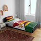 Custom Africa Cricket Zimbabwe Bedding Set Zimbabwean Pattern Flag Motif - African Pride