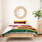 Custom Africa Cricket Zimbabwe Bedding Set Zimbabwean Pattern Flag Motif - African Pride