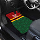 Custom Africa Cricket Zimbabwe Car Mats Zimbabwean Pattern Flag Motif - African Pride