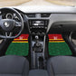 Custom Africa Cricket Zimbabwe Car Mats Zimbabwean Pattern Flag Motif - African Pride