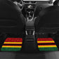 Custom Africa Cricket Zimbabwe Car Mats Zimbabwean Pattern Flag Motif - African Pride