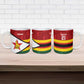 Custom Africa Cricket Zimbabwe Ceramic Mug Zimbabwean Pattern Flag Motif