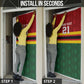 Custom Africa Cricket Zimbabwe Door Cover Zimbabwean Pattern Flag Motif