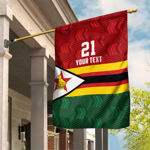Custom Africa Cricket Zimbabwe Garden Flag Zimbabwean Pattern Flag Motif - African Pride