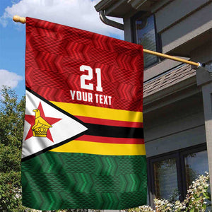 Custom Africa Cricket Zimbabwe Garden Flag Zimbabwean Pattern Flag Motif - African Pride