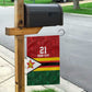 Custom Africa Cricket Zimbabwe Garden Flag Zimbabwean Pattern Flag Motif - African Pride