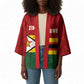 Custom Africa Cricket Zimbabwe Kimono Zimbabwean Pattern Flag Motif