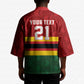 Custom Africa Cricket Zimbabwe Kimono Zimbabwean Pattern Flag Motif