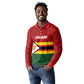 Custom Africa Cricket Zimbabwe Long Sleeve Polo Shirt Zimbabwean Pattern Flag Motif - African Pride