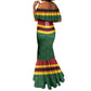 Custom Africa Cricket Zimbabwe Mermaid Dress Zimbabwean Pattern Flag Motif - African Pride