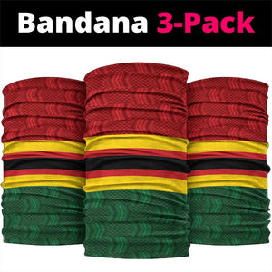 Africa Cricket Zimbabwe Neck Gaiter Zimbabwean Pattern Flag Motif - African Pride