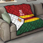 Custom Africa Cricket Zimbabwe Quilt Zimbabwean Pattern Flag Motif - African Pride