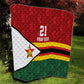 Custom Africa Cricket Zimbabwe Quilt Zimbabwean Pattern Flag Motif - African Pride