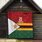 Custom Africa Cricket Zimbabwe Quilt Zimbabwean Pattern Flag Motif - African Pride
