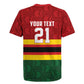 Custom Africa Cricket Zimbabwe Rugby Jersey Zimbabwean Pattern Flag Motif - African Pride