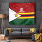 Custom Africa Cricket Zimbabwe Tapestry Zimbabwean Pattern Flag Motif - African Pride