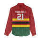 Custom Africa Cricket Zimbabwe Women Casual Shirt Zimbabwean Pattern Flag Motif - African Pride