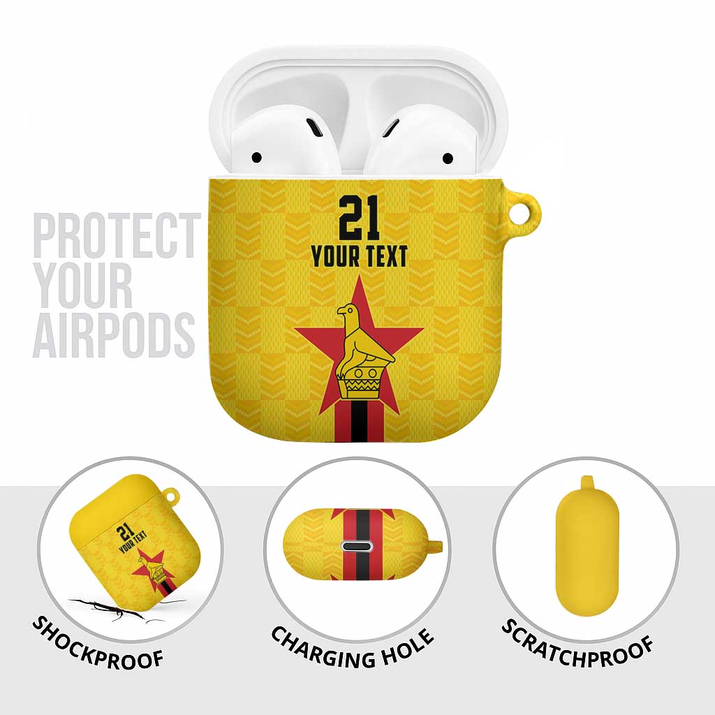 Custom Africa Football Zimbabwe AirPods Case The Warriors Zimbabwe Bird