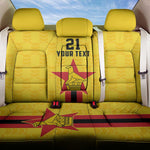 Custom Africa Football Zimbabwe Back Car Seat Cover The Warriors with Zimbabwe Bird - African Pride