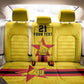 Custom Africa Football Zimbabwe Back Car Seat Cover The Warriors with Zimbabwe Bird - African Pride