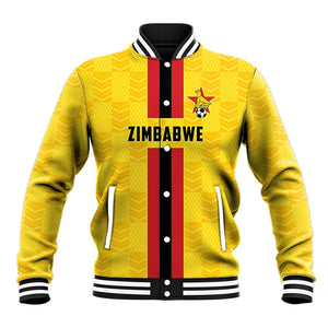 Custom Africa Football Zimbabwe Baseball Jacket The Warriors with Zimbabwe Bird - African Pride