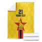 Custom Africa Football Zimbabwe Blanket The Warriors with Zimbabwe Bird - African Pride