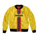 Custom Africa Football Zimbabwe Bomber Jacket The Warriors with Zimbabwe Bird - African Pride